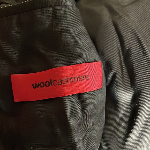 Men’s Hugo Boss Black Wool Cashmere Pea Coat 42R - Picture 9 of 9